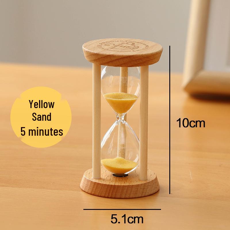 Drop-Proof Hourglass Timer for Children - 5/20/30 Min Options, Learning and Decorative Quicksand Design