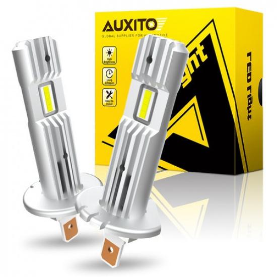 AUXITO H1 LED Headlight Conversion Bulb Kit High Low Beam Lamp 6500K Super White