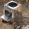 Portable Stainless Steel Firewood Camping Stove
