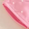 2026 Summer Baby Girl Ribbed Short Sleeve Top, Rhinestone Shorts Skirt & Beret Set (0-3 Years) - Trendy & Sweet