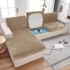 Velvet Plush L Shaped Sofa Cushion Cover For Living Room Elastic Furniture Couch Slipcover Chaise Longue Sofa Seat Cover Stretch