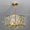72 Glass Crystallite Chandelier - Gold-Tone
