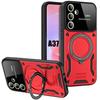 Support Case - BOOLING - for Samsung Galaxy A37 5G - Shockproof with Magnetic Ring - Red