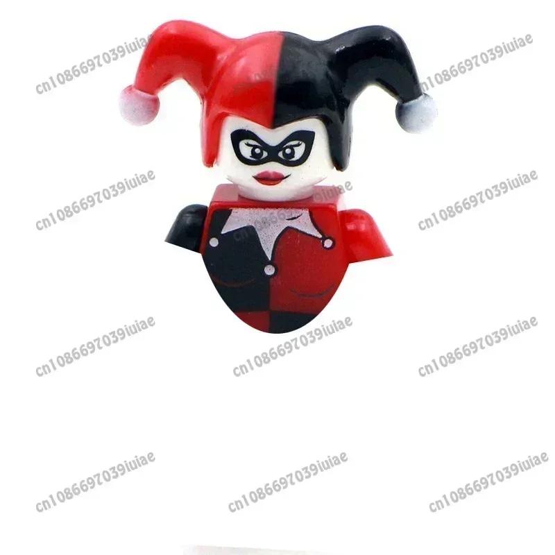 PG8032  BEAST KINGDOM Super Hero Clown Ivy Harley Quinn Catwoman Robin Bricks Cartoon Character building block Birthday Present