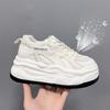 Inner height increase women's autumn new thick-soled white shoes casual shoes low-top breathable sports women's shoes