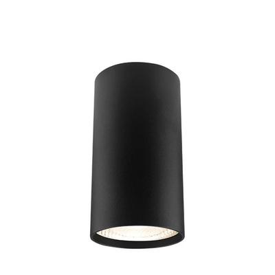 GAMA-5510B Round GU10 35W Black Aluminum Ceiling Light
