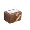 Walnut Bathroom Paper Holder Bathroom Paper Phone Holder with Shelf Tissue Holder Box Rack Toilet Paper Holder