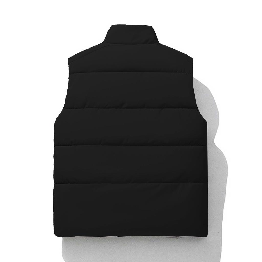 Men's Large-pocket Sleeveless Casual -color Personalized Vest With Thickened Warmth And Creative Waistcoat