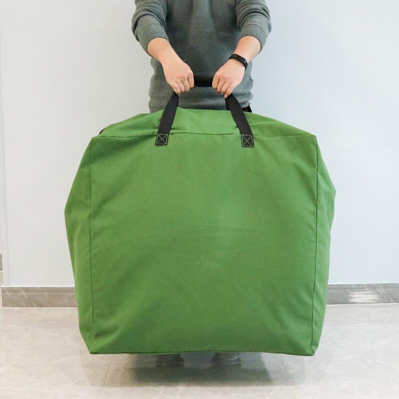 Extra Large Thick Canvas Laundry Linen Bag with Zipper
