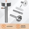 Falafel Spoon With Hole Professional Stainless Steel Spoon Food Grade Non-Stick Falafel Making Tool Meatball Maker