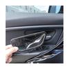 Car Interior Carbon Fiber Door Handle Bowl Cover For BMW 3 Series F30 2013 2014 2015 2016 2017 2018 Car Accessorier