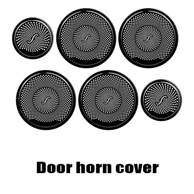 LHD RHD Auto Stereo Lautsprecher Tür Aufkleber Abdeckung Für BMW X5 E70 F15 2008-2018 Edelstahl Trim Auto styling Auto