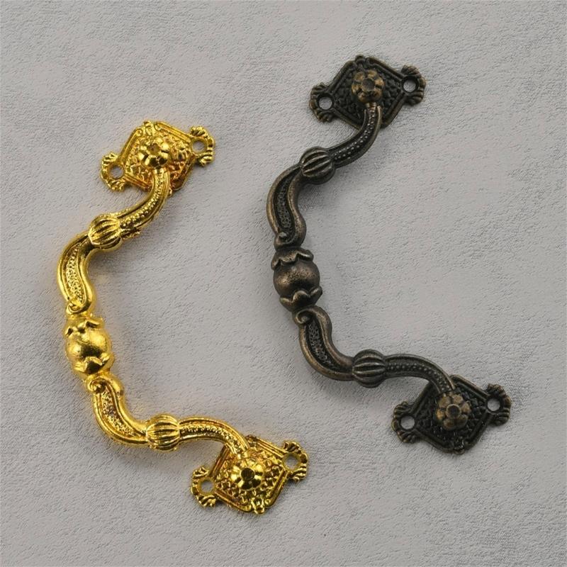 Drawer Rings Pulls Zincs Alloy Dressers Knob Cupboard Handle Vintage Furniture Handle Bedsides Cabinet Pull Hardware
