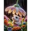 5D DIY Frameless Pearl Painting Little Mouse Pattern Painting Kit, Suitable for Home Living Room Bedroom and Other Wall Decoration Art Paintings