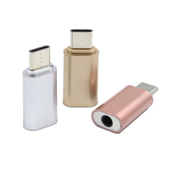 Adapter Portable Plug Type C to Play Mini 3.5mm Headphone Jack Audio Stereo