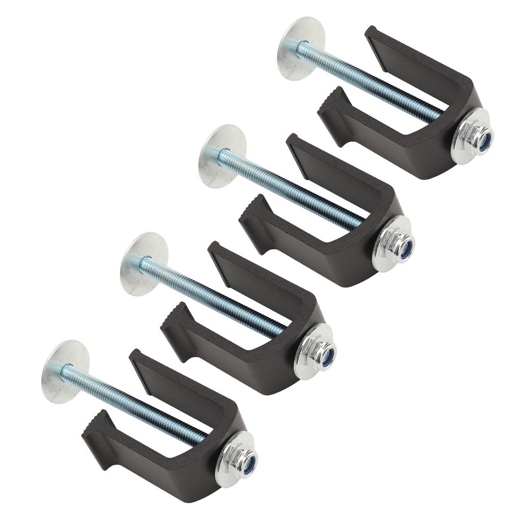 4 Sets Truck Tool Box Clamp Rust Proof Aluminum   Durability Tie Down Clamp for Vehicles