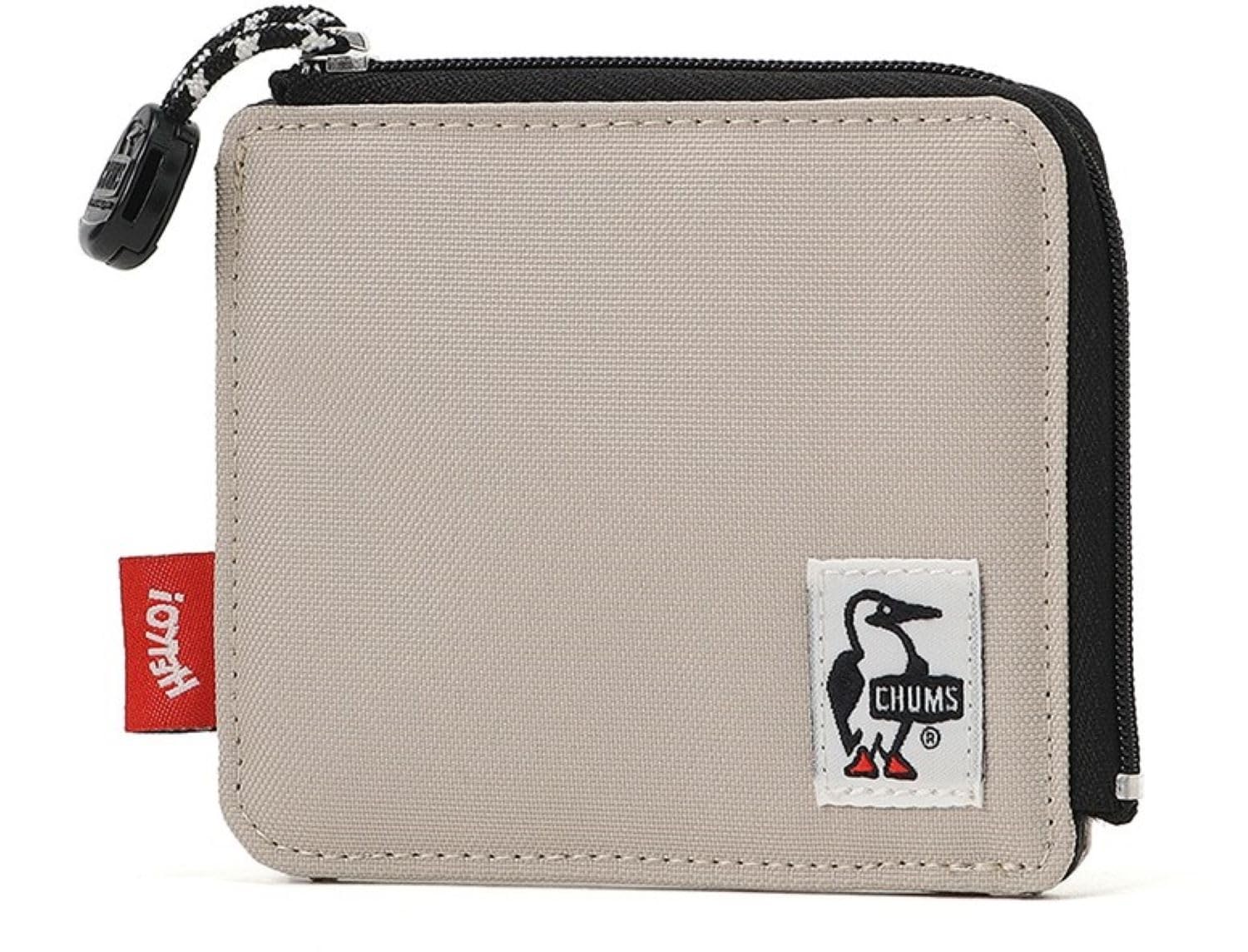 

Wallet Recycle Zip Wallet Greige [Chums] Men s L-Shaped