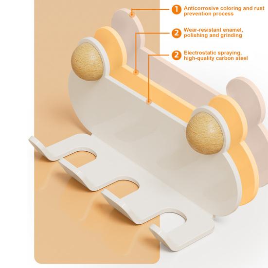 Wall Mount Power Plugs Hook No Drill Adhesive 1/2/3 Slots Plugs Holder Kitchen Appliances Charger Plugs Organizer Rack