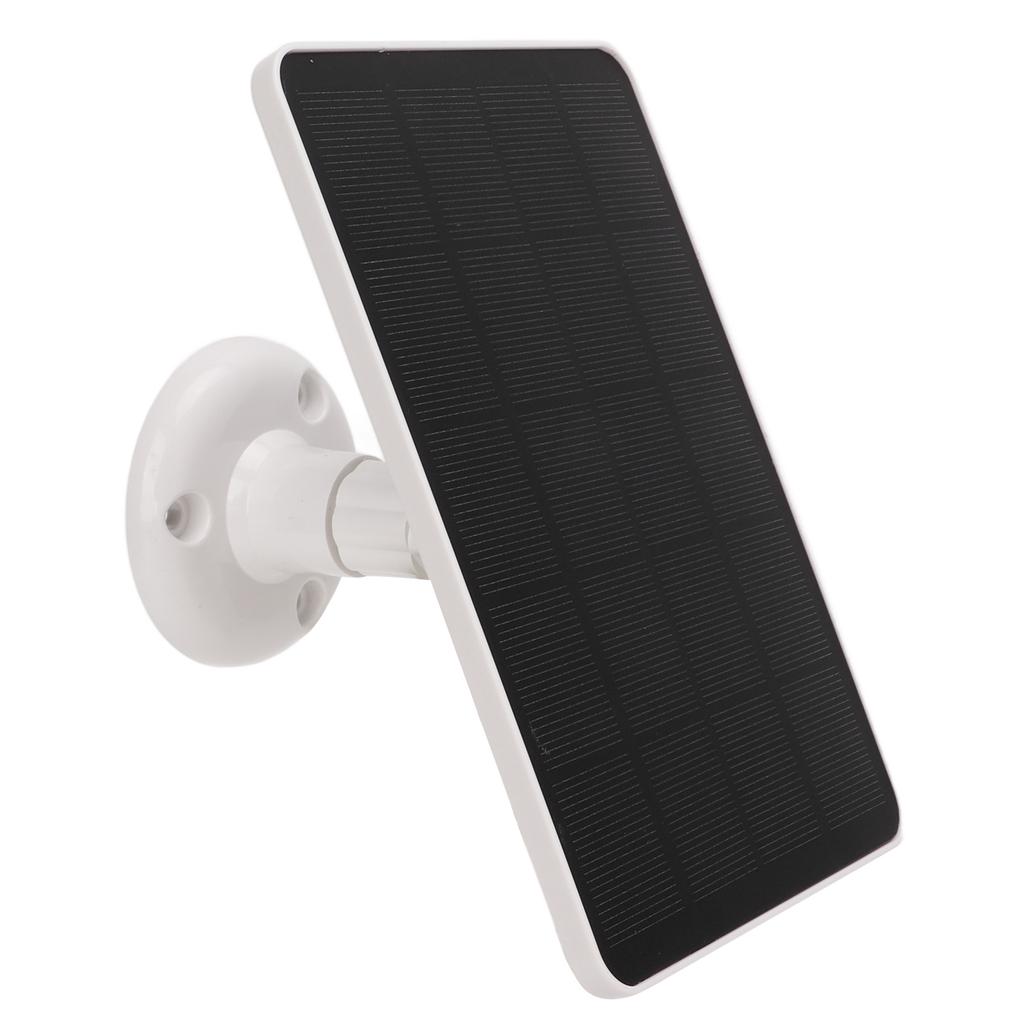 Solar Charging Panel Monocrystalline Silicon 4W 5V with Charging Cable for Outdoor Surveillance Camera