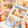 Mahines Notebook Capybara Shake Notebook Interesting Decompression Portable Color Inner Page Notebook