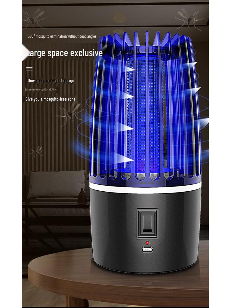 USB Rechargeable Outdoor and Indoor Electric Mosquito Killer Lamp and Repellent Trap