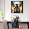 New Arrival 5D DIY Full Circle Diamond Painting "Girl Praying" Embroidery Cross Stitch Home Decor Gift