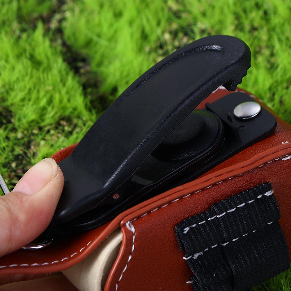 Pocket Storage Bag Golf Accessories Leather Golf Ball Pouch Golf Ball Storage Pouch Golf Ball Container Golf Waist Holder Bag