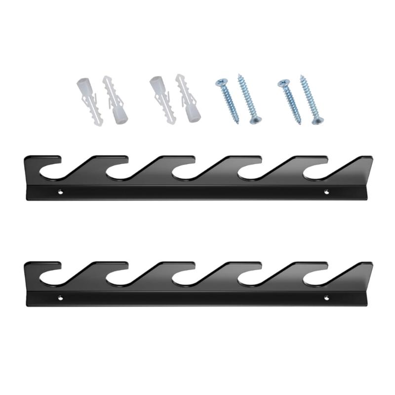 

Современная акриловая плавающая настенная полка Держатель для удочек Для вертикального хранения и декоративного размещения в домах, офисах, гаражах 1