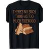 European Sizes Men's Funny T-Shirt Casual Short Sleeve Tee with Wood Grain & Firewood Stacks Graphic, Comfortable Casual Wear for Men