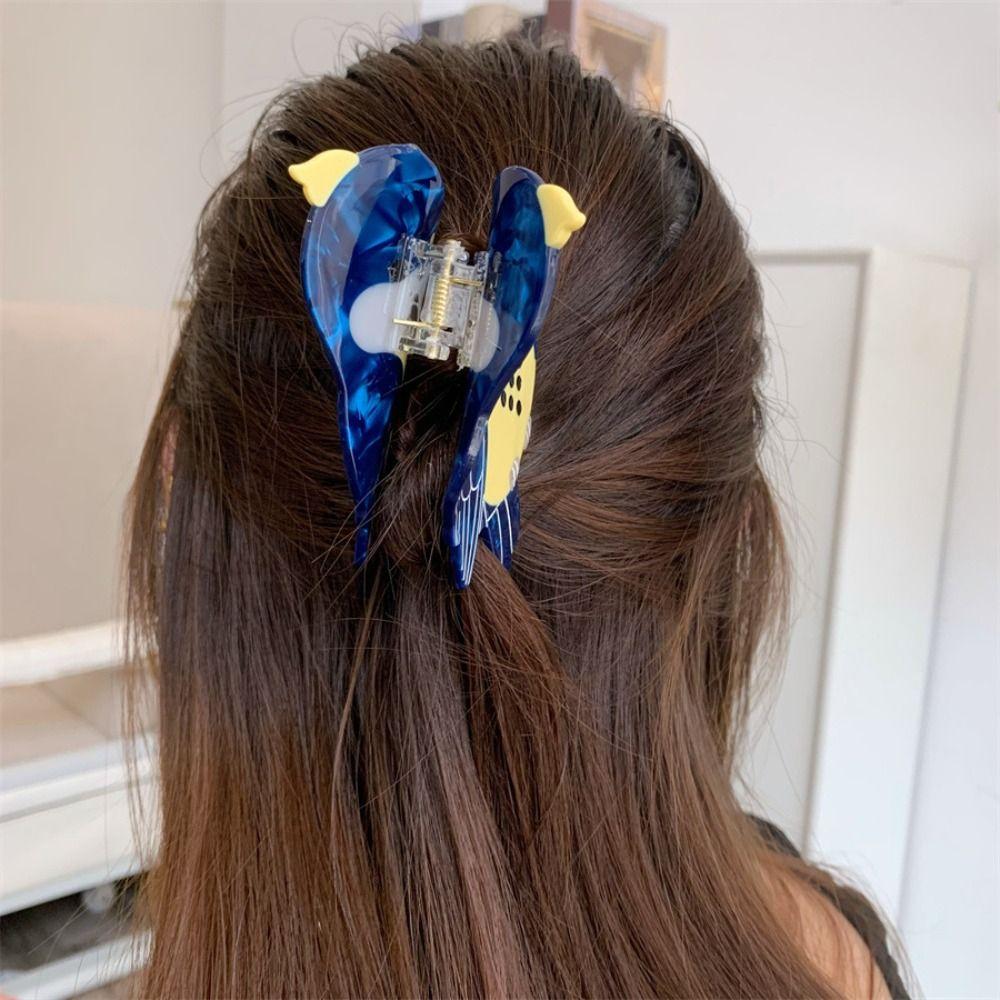Parrot Acetate Hair Claw Acetic Acid Bird Shark Clip Personalized Animal Hair Clip Gift