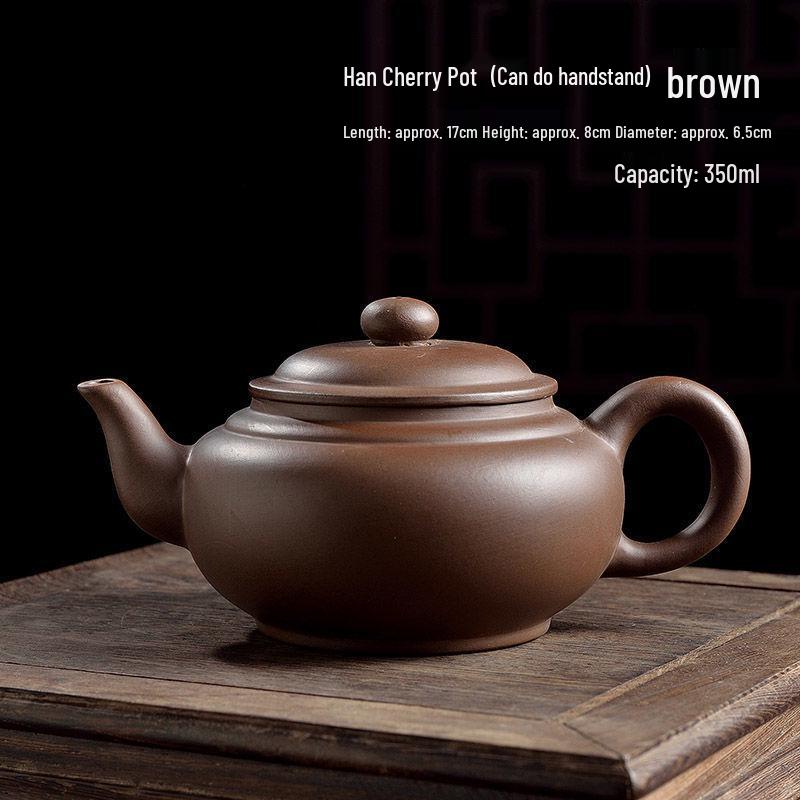 Yixing Large Capacity Purple Clay Teapot with Tea Cup Set for Home Use, Single Pot Kung Fu Tea Set.