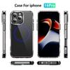 For IPhone Mobile Phone Case Anti-fall 2.0 Magnetic Ring for Apple Mobile Phone Protective Cover Anti-yellow Material Transparent Mobile Phone Case