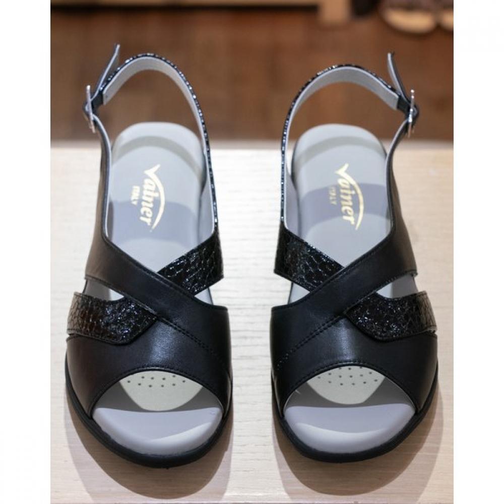 Vainer Women Comfort Sandals Black blackness/225