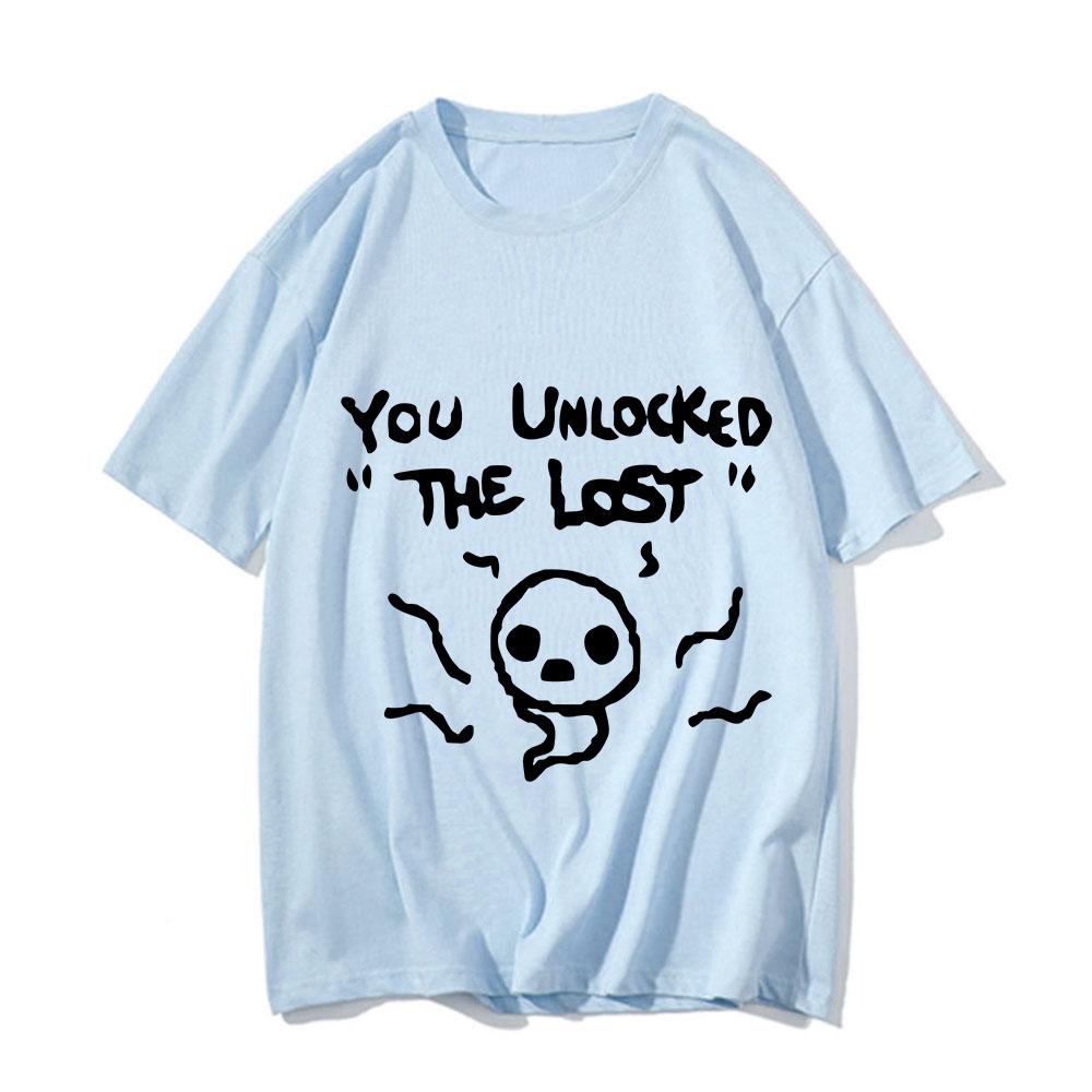 The Binding of Isaac Print Tričko Muž/Woaen Neformální Móda Léto Bavlna Krátký rukáv Kreslený Neformální Unisex oblečení