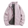Unisex Fleece Jacket Winter Warm Outerwear Oversized Fit Soft Brushed Polar Hoodless Coat