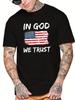 US Flag Print T Shirt In God We Trust US Flag Print T Shirt Tees For Men Casual Short Sleeve Tshirt For Summer Spring Fall