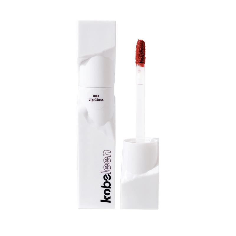 Irregular Lip Glaze Matte Velvet Lip Clay Grey Powder Low Saturation Vegan White Versatile Not Picky Skin