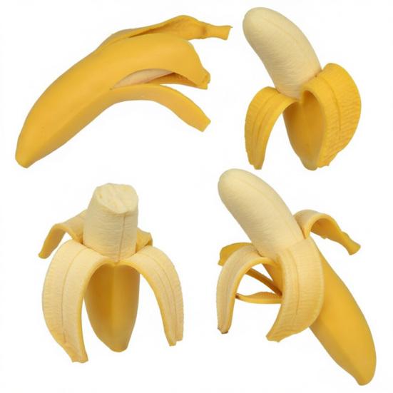 

Реалистичная Банан-Сжималка Снимающаяся Кожура Мягкая TPR Игрушка-Антистресс Милый Фруктовый Декомпрессионный Гаджет для Детей Взрослых Random Style