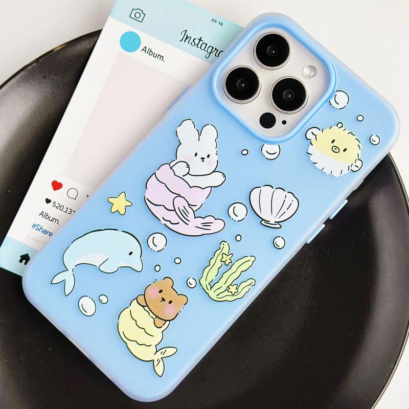 Zhitai iPhone 16 Pro/15 Pro Max/14 Pro/13/12 Hülle + Riemen - Jelly Skin