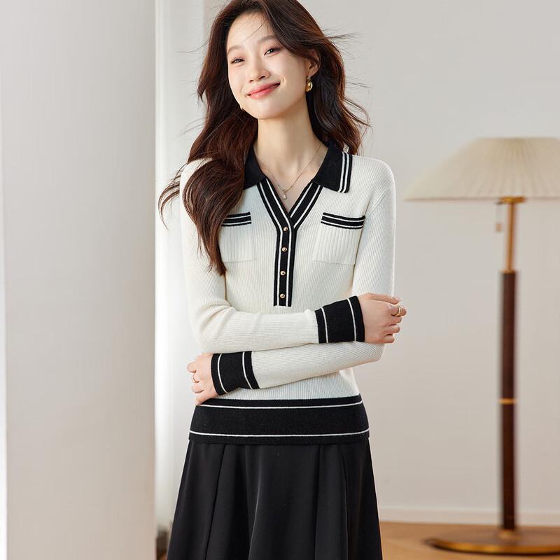 Srcr Women's Fine Wool Slim-Fit Knit Sweater