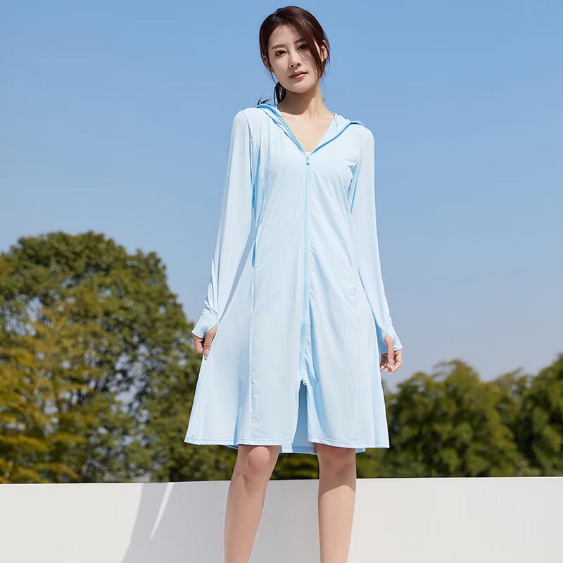 Miling Mid-length Ice Silk Sun Protection Jacket with Large Brim
