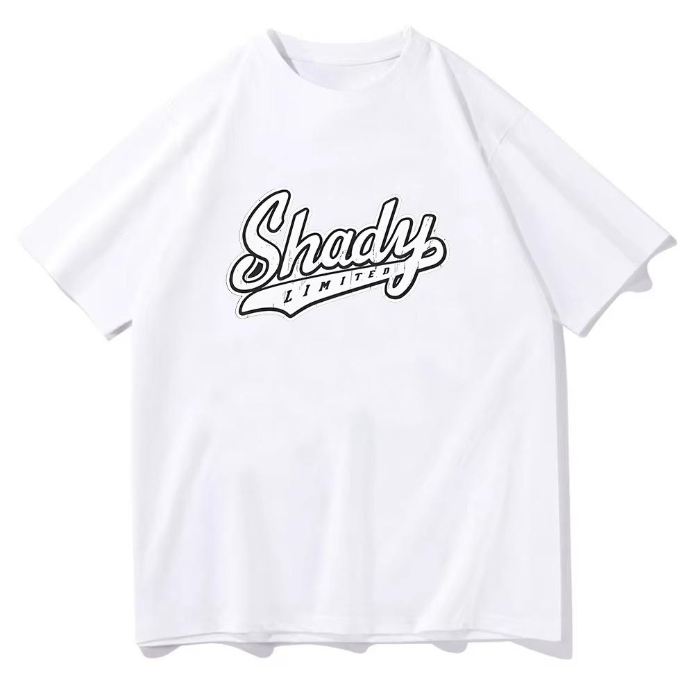 

Eminem Shady TShirt Rapper Music Gift for Fan T Shirts Men Women Round Neck Short Sleeve top 2026 summer pure Cotton Streetwear S
