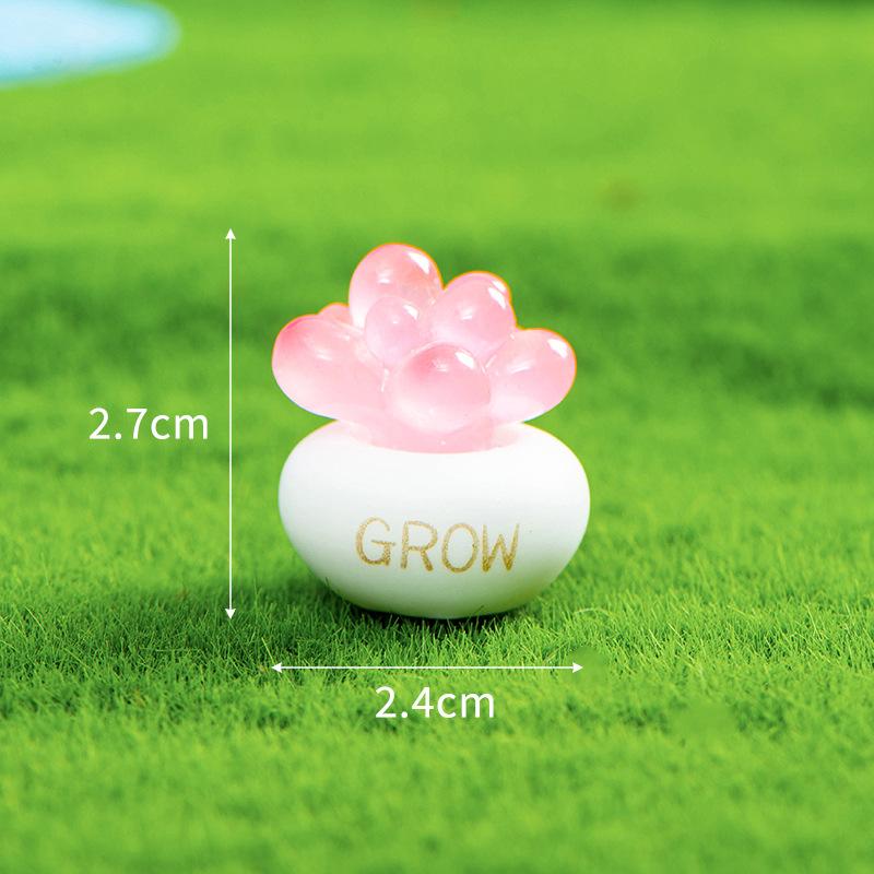 

Микропейзаж Моделирование Суккулентное Растение Горшечный Медведь Мальчик Нефритовая Роса Смоляные Изделия Украшение Для Рабочего Стола Машины Маленькие Украшения simulated pot 5pcs