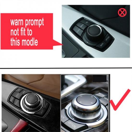Car Multi-Media Control Knob Trim Cover For BMW 1 2 3 4 5 6 7 X1 X3/4/5/6 IDRIVE