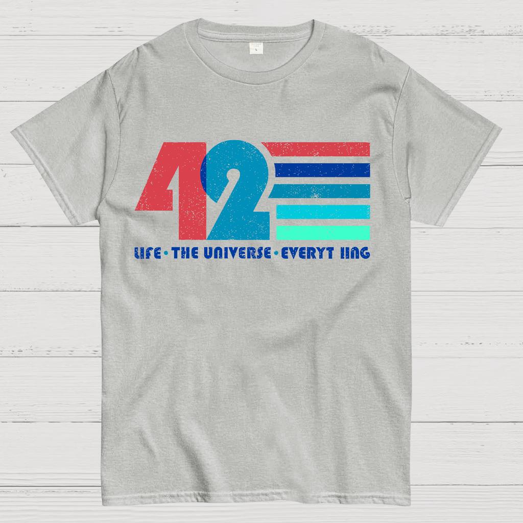 The Answer Is 42 Unisex 100% Cotton Summer Casual Cool Loose T-Shirt