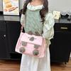 Adorável Bolsa Tote Transversal de Desenho Animado de Capivara: Bolsa de Ombro Versátil e Casual Estilo Japonês