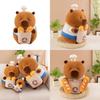 Plush Capybara Toy Animal Stuffed Doll With Soft Pp Cotton Fill For Kids And Collectors