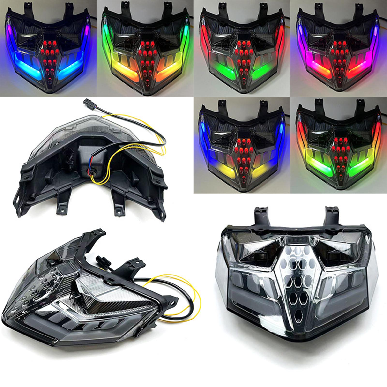 Motorcycle Brake Light Lamp with LED Turn Signals Replacement For Yamaha Click 150 чёрный