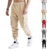 Autumn and Winter Heavy Loose High Street Casual Sports Men's Multi-pocket Tooling Trousers