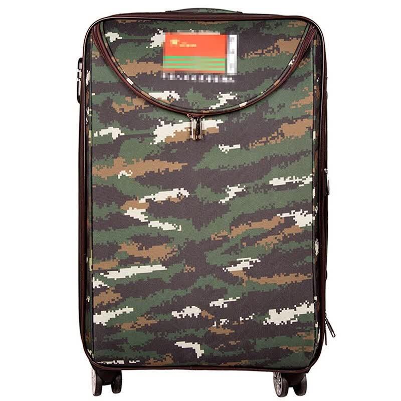 Military Camouflage Oxford Cloth Trolley Luggage